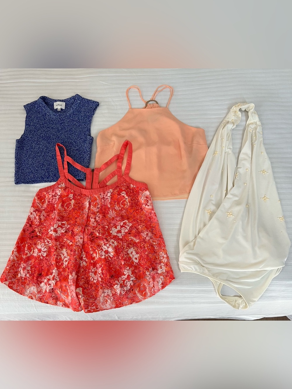 Assorted Tops (4pcs) Guess/Marciano/Wilfred/-XS